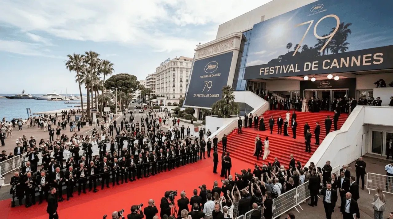 Montée des marches du Festival de Cannes — Palais des Festivals, tapis rouge, événement majeur de la saison Vehira.