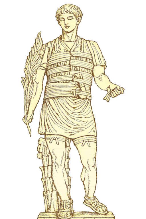 Statue d'Aurige, figure tutélaire du métier de Grande Remise